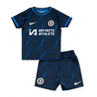 Camiseta Chelsea Visitante Equipación para niños 2023-24 manga corta (+ pantalones cortos)